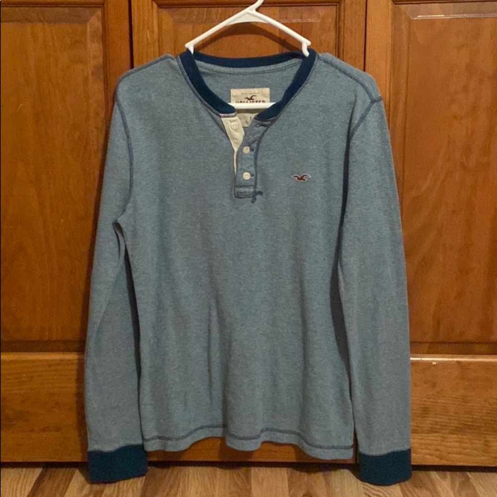 Blue hollister long sleeve